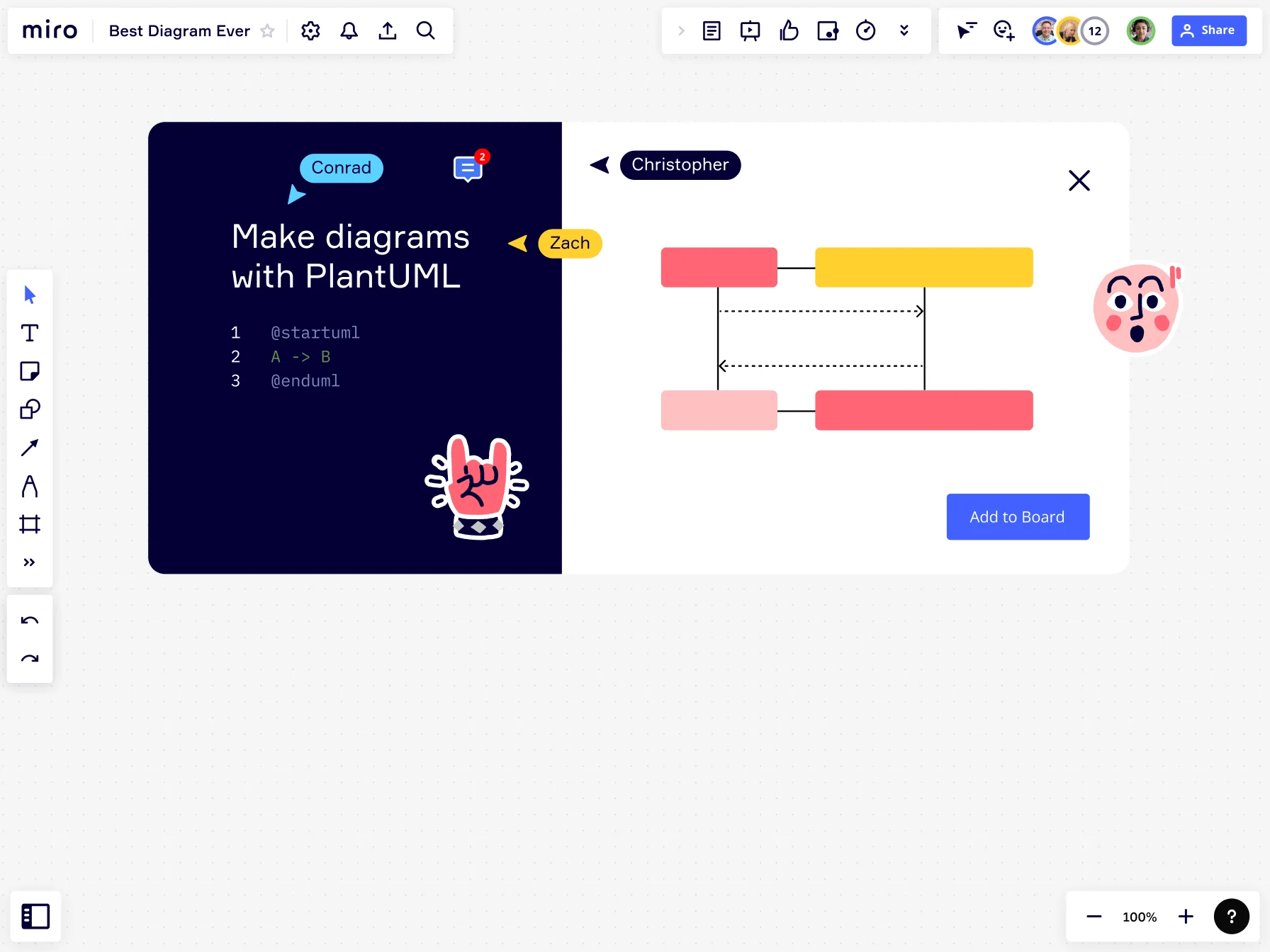 plantuml online en miro