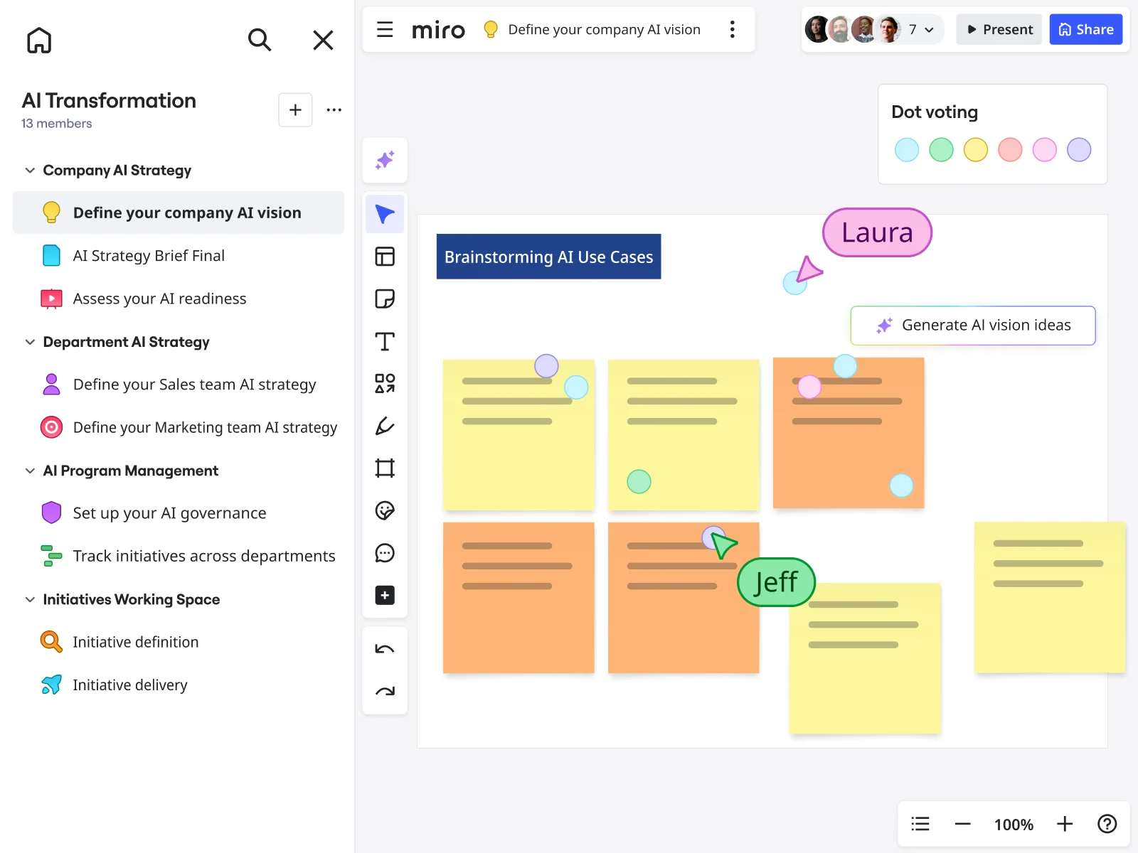 diagramming ai transformation