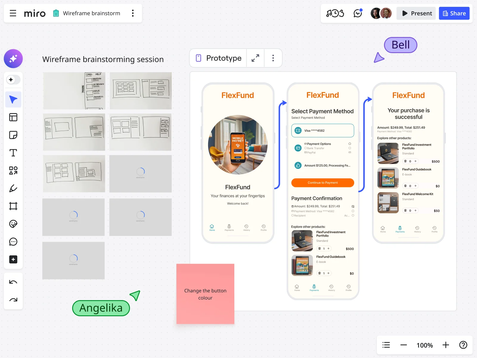 wireframe sub header