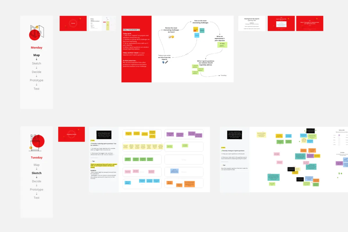 TED-s Virtual 5-Day Design Sprint