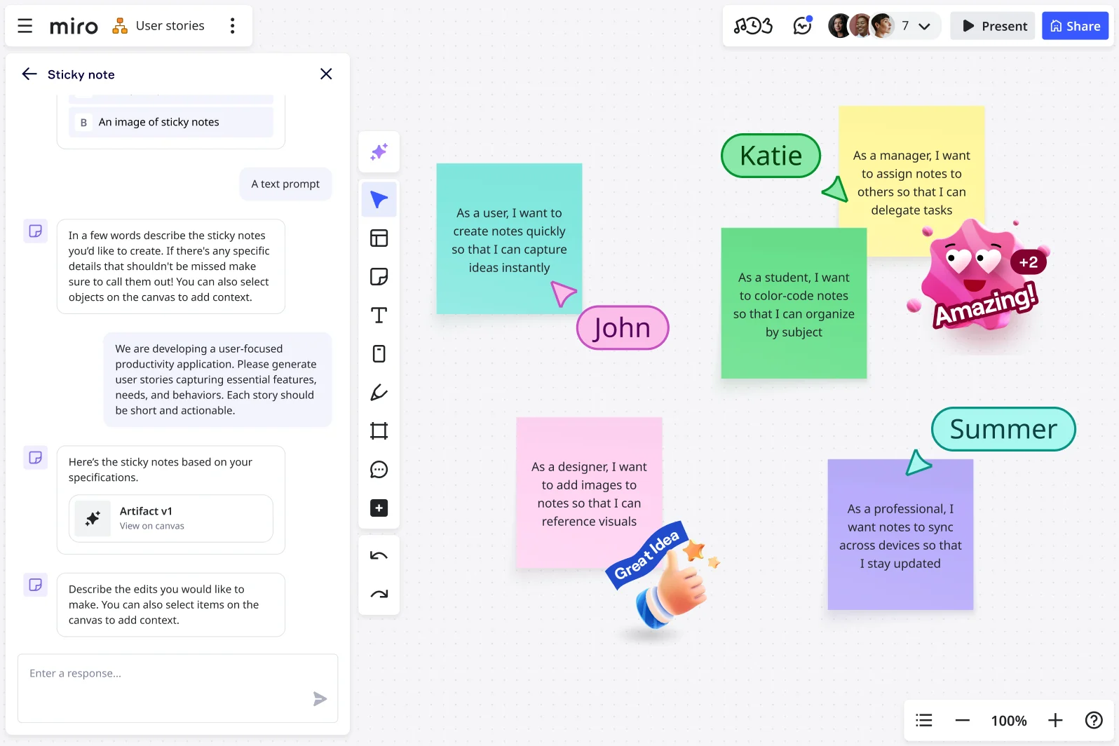create with ai sticky notes keyword ai brainstorming sub header image x2