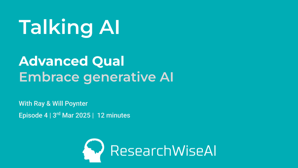 Advanced Qualitative Analysis: How to embrace generative AI Advanced Qualitative Analysis: How to embrace generative AI
