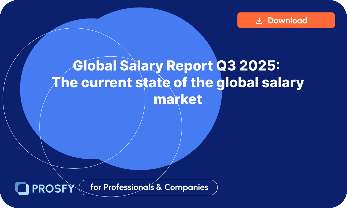 Global Salary Report Q3 2025: The current state of the global compensation market