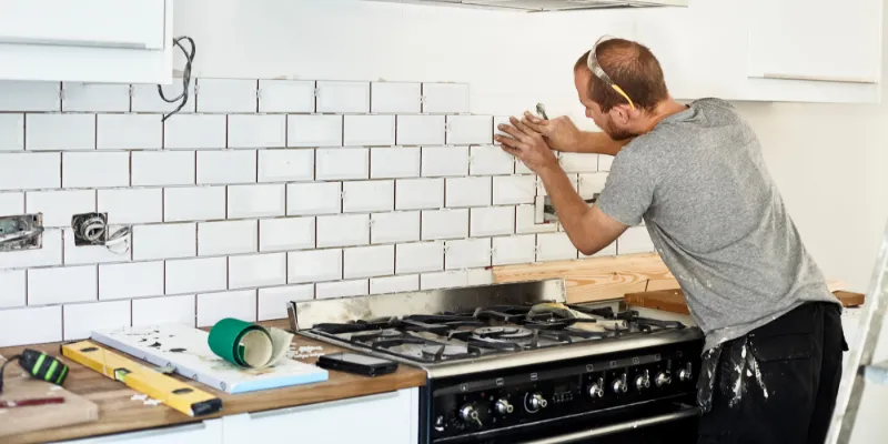 How to tile a kitchen wall: a step-by-step guide - Kitchens - Building ...