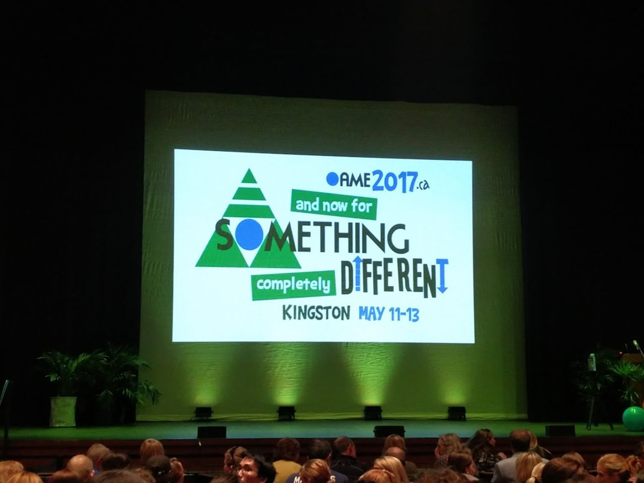 OAME 2017 - and now for something completely different