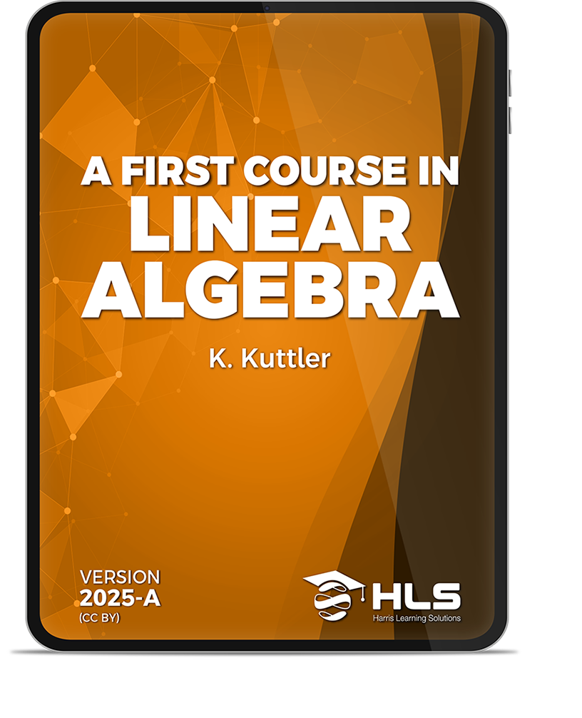 A First Course In Linear Algebra