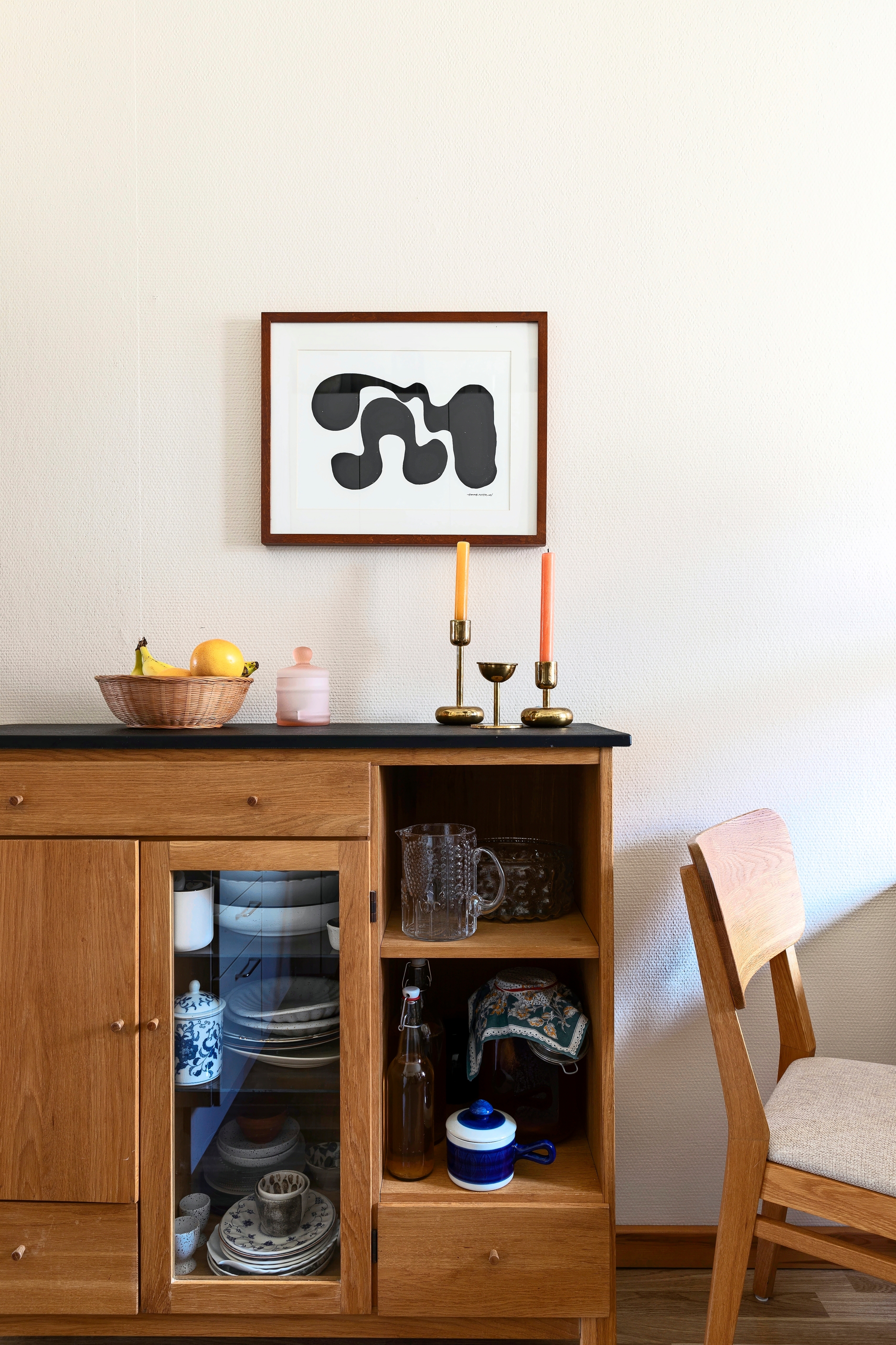 An oak heirloom sideboard