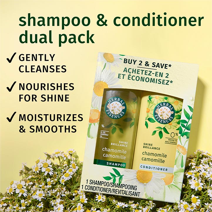 Shine Collection Chamomile Shampoo & Conditioner Set | Herbal Essences