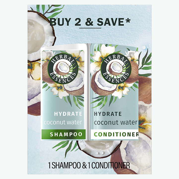 Hydrate Coconut Water & Jasmine Shampoo & Conditioner | Herbal