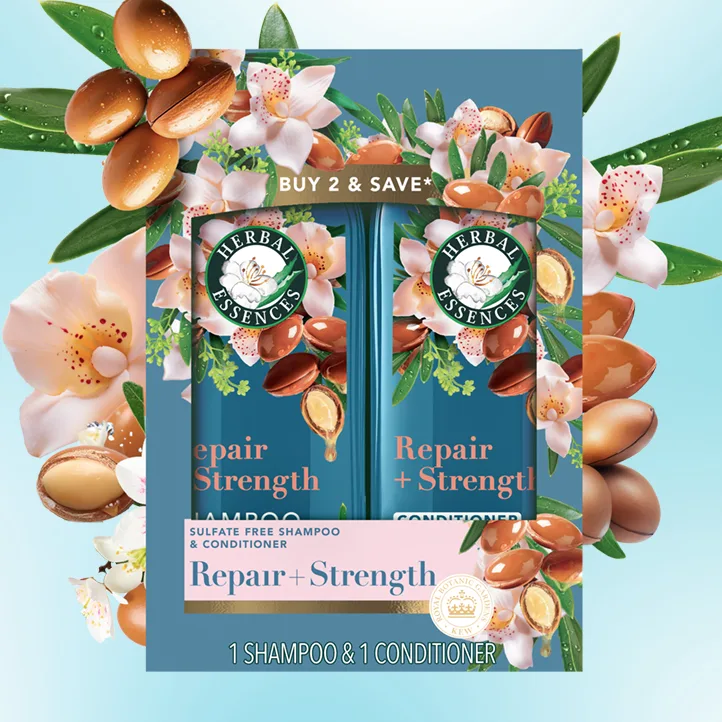 Argan Oil Shampoo & Conditioner Bundle | Herbal Essences