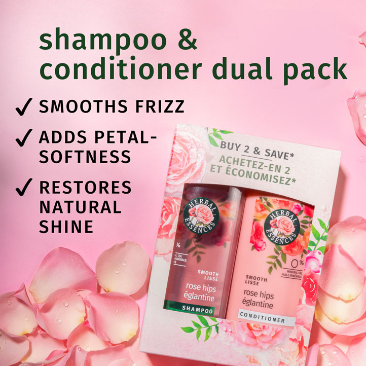Smooth Rose Hips Shampoo & Conditioner Bundle | Herbal Essences