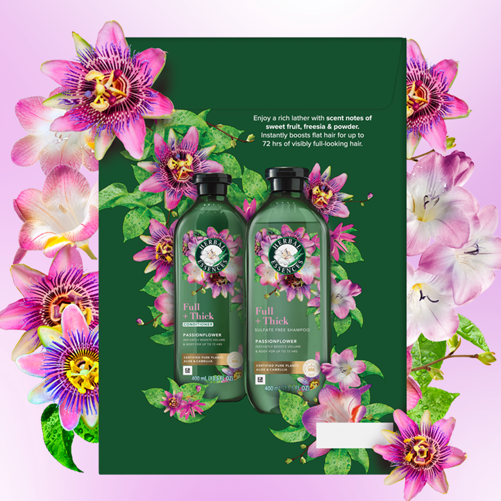 Full + Thick Passionflower Shampoo & Conditioner Dual Pack