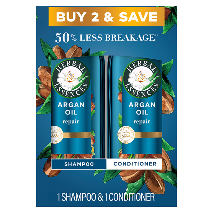 Argan Oil Shampoo & Conditioner Bundle | Herbal Essences