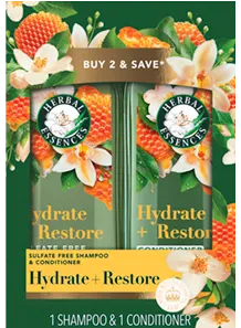 Herbal Essences Hydrate + Restore Honey Sulfate-Free Shampoo & Conditioner Dual Pack