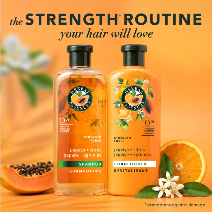 Strength Shampoo Papaya + Citrus | Herbal Essences