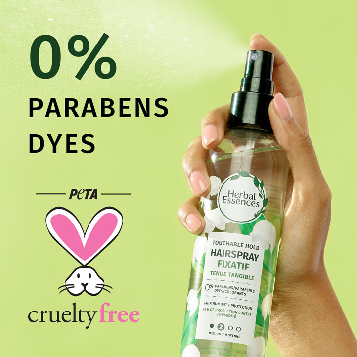 Touchable Hold Hairspray with Frizz Control | Herbal Essences