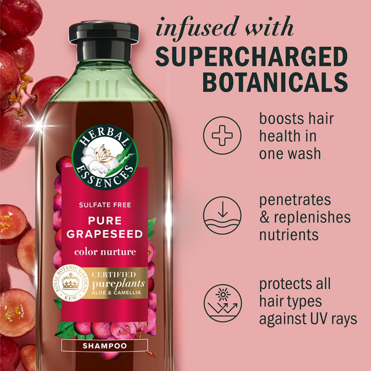 Pure Grapeseed Sulfate Free Shampoo | Herbal Essences