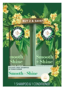 Herbal Essences Smooth + Shine Hemp Shampoo + Conditioner Dual Pack