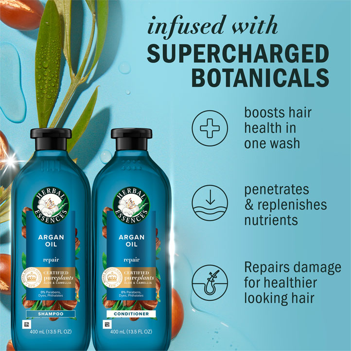 Argan Oil Shampoo & Conditioner Bundle | Herbal Essences