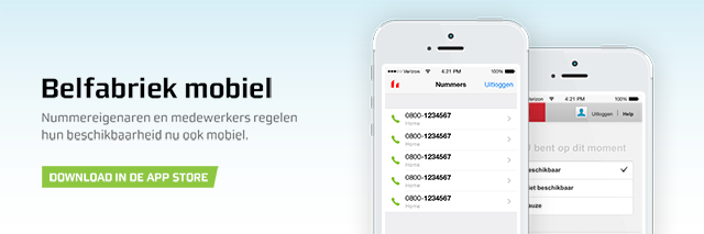 Nieuwe mobiele apps: Belfabriek VIP en Medewerker (image)