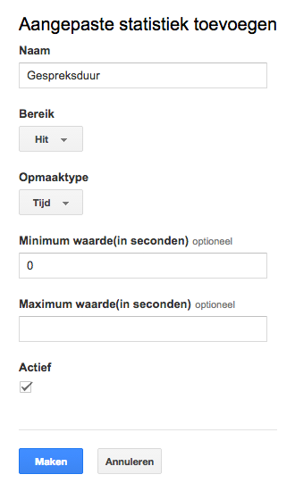 support analytics-aangepaste-statistiek-toevoegen