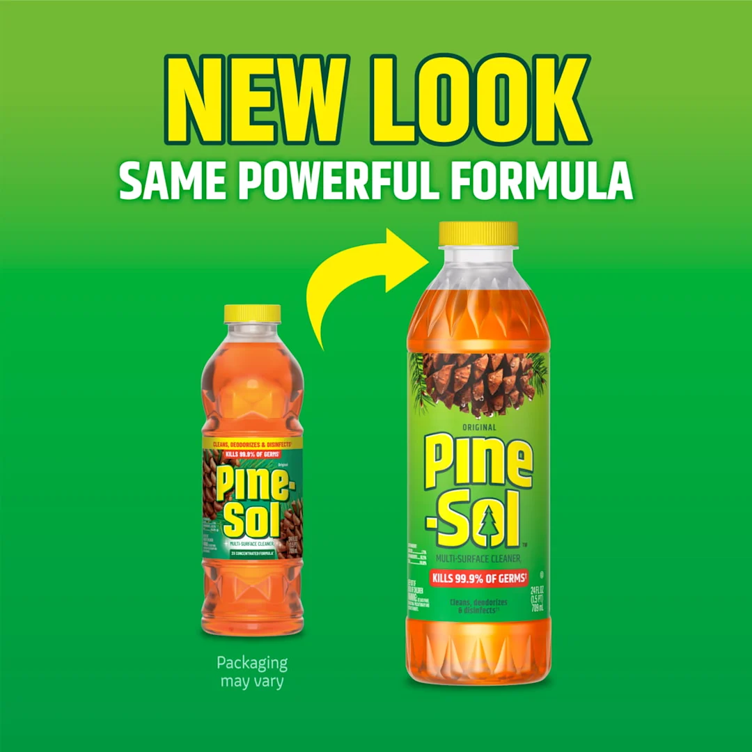 An infographic showing the transition from an old bottle to a new one