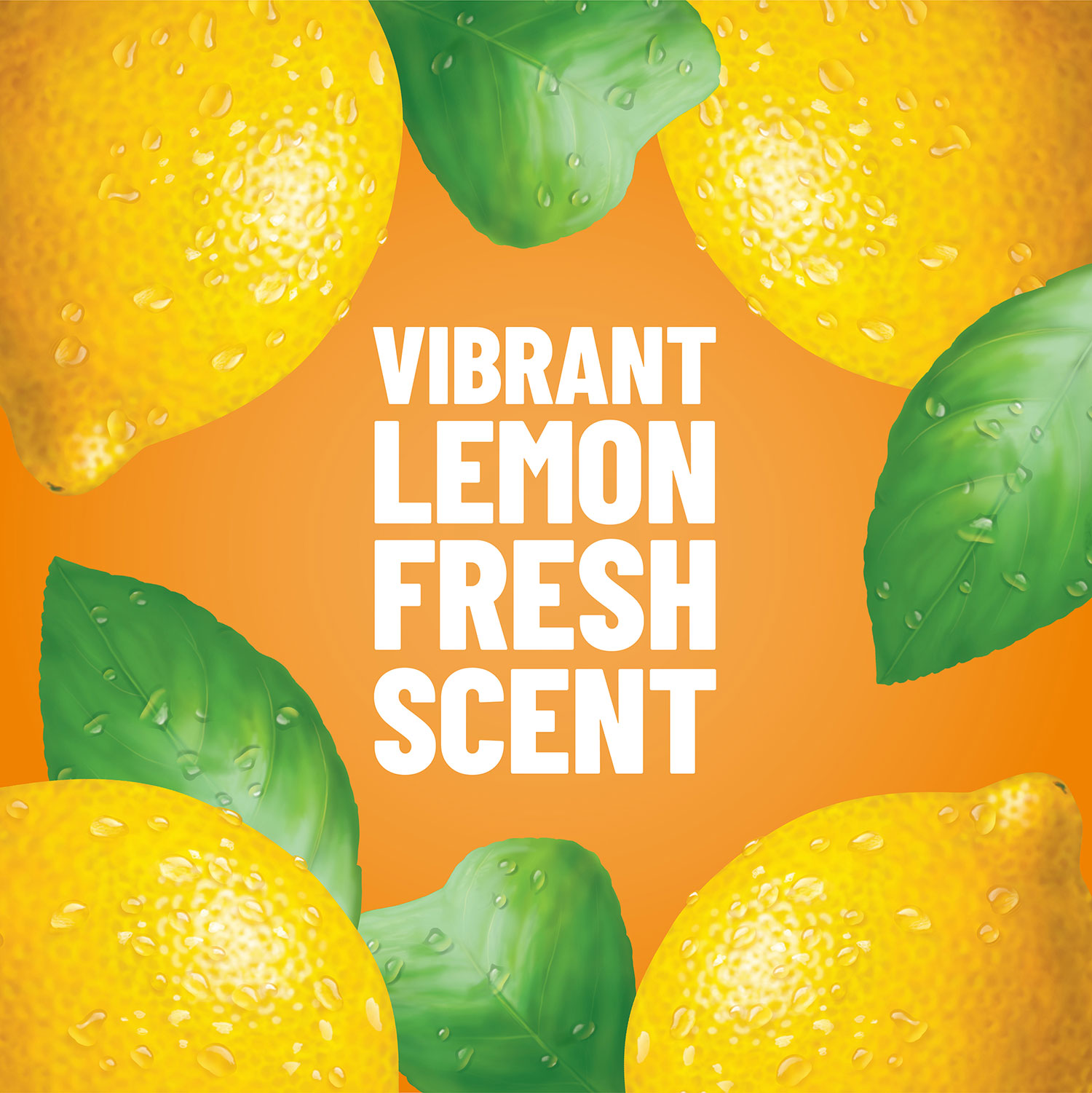 Imagen vibrante de aroma fresco de limón