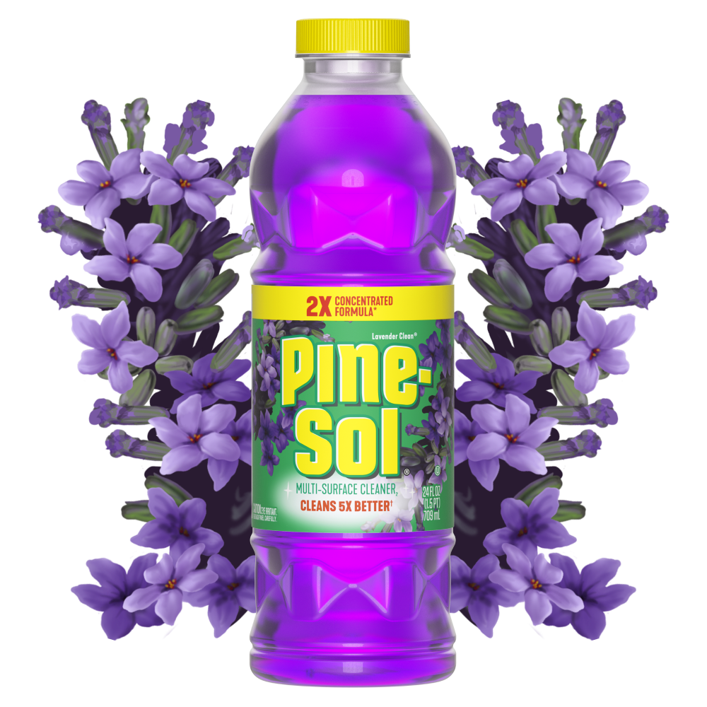 Imagen de la página de inicio de Pine-Sol Lavender Clean