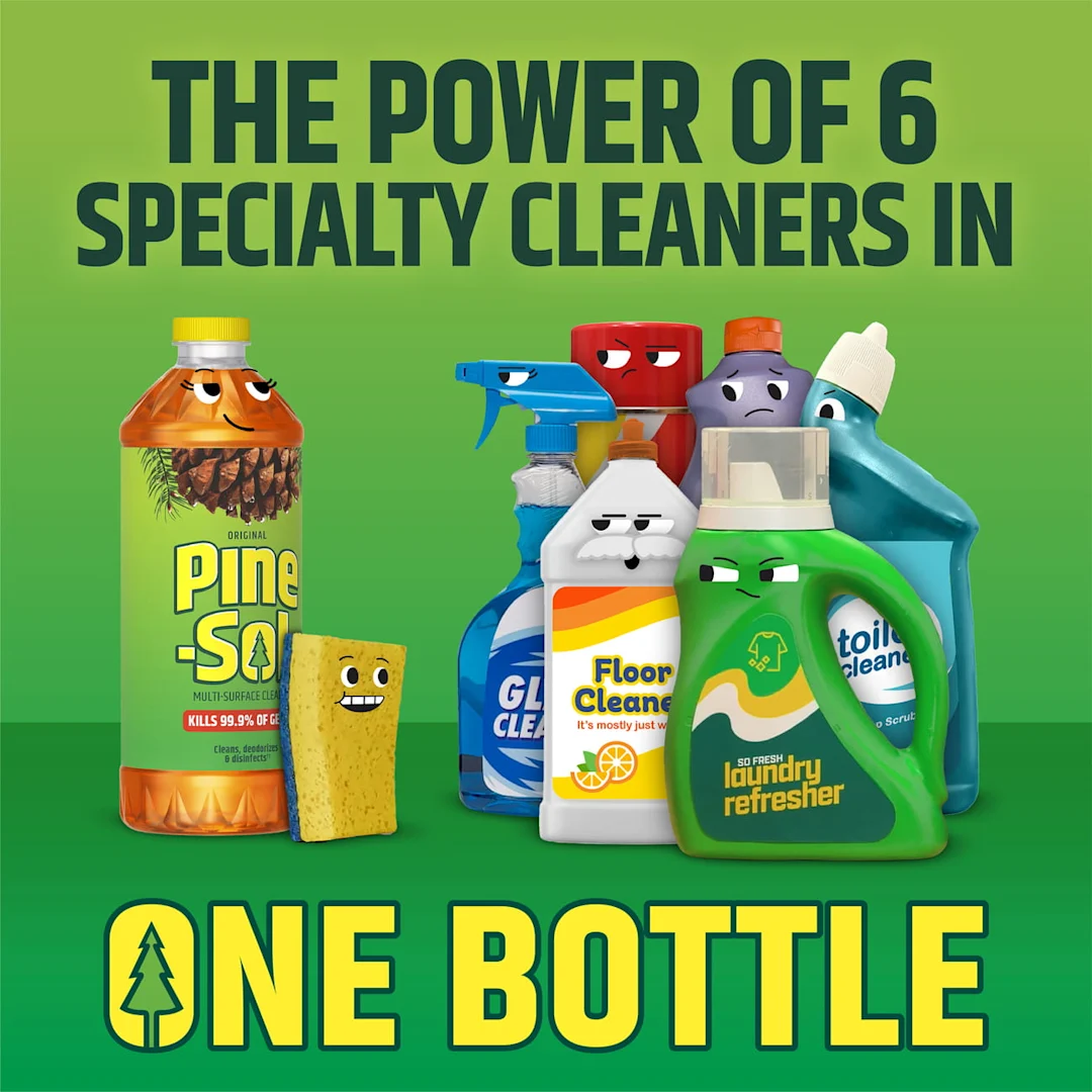 The Power of 6 specialty cleaners in one bottle