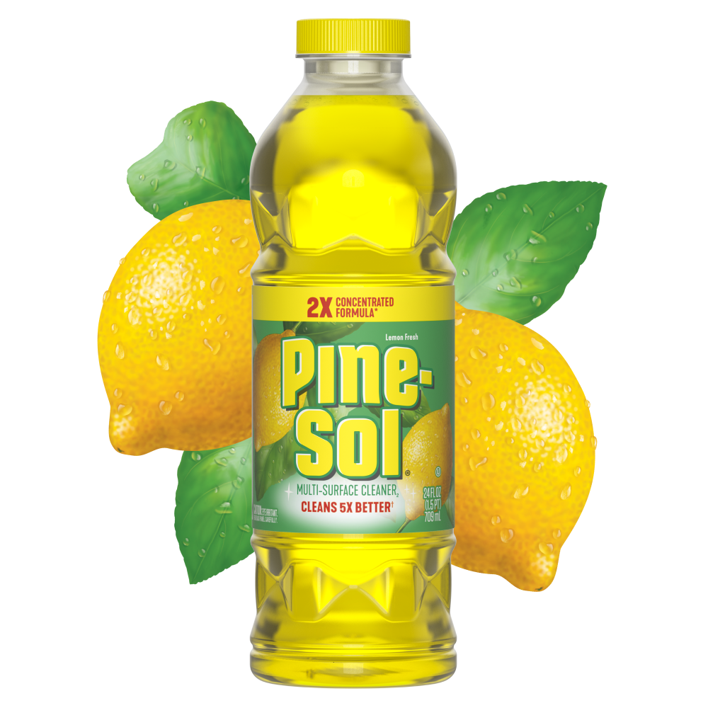 Imagen de la página de inicio de Pine-Sol Lemon Fresh