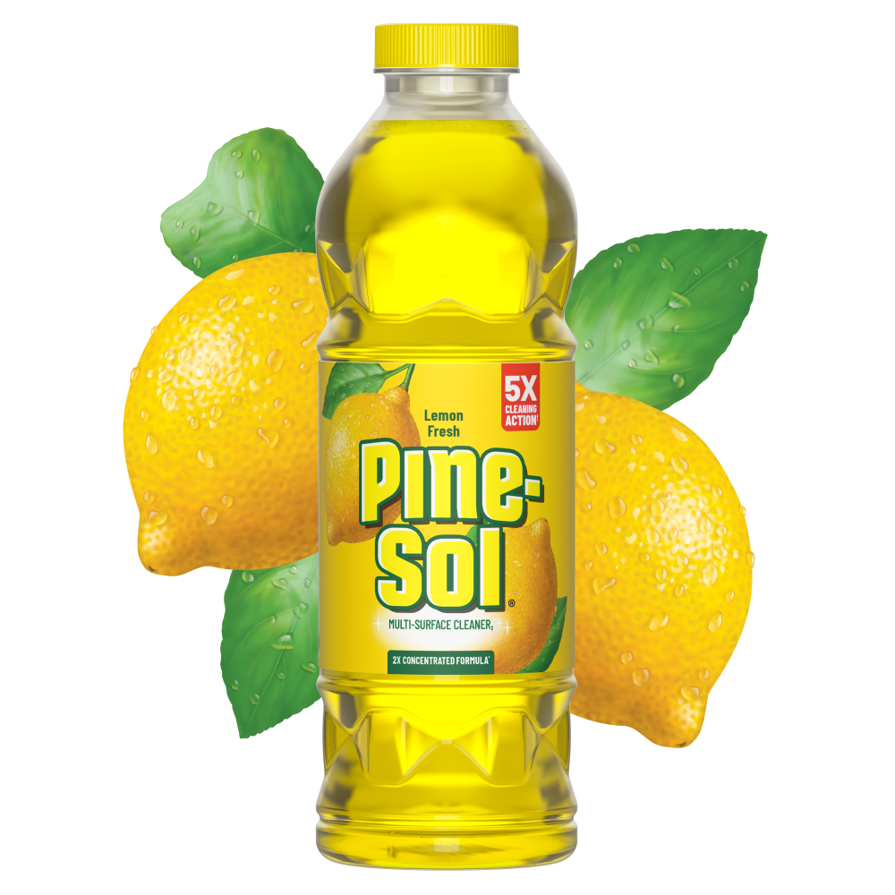 Imagen de la página de inicio de Pine-Sol Lemon Fresh