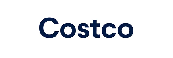 Costco logo in dark blue text on white background
