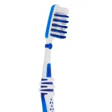 cepillo de dientes azul y blanco