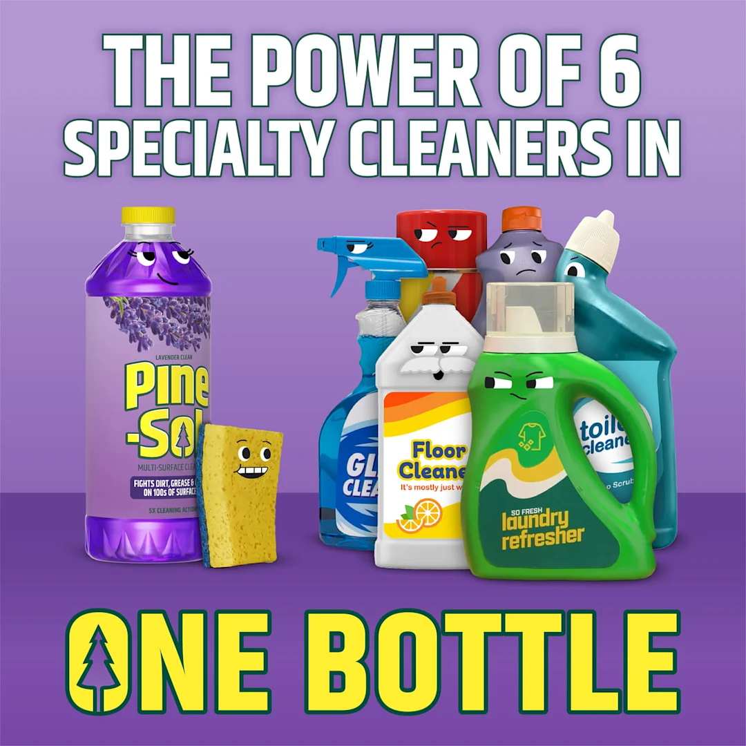 The Power of 6 specialty cleaners in one bottle