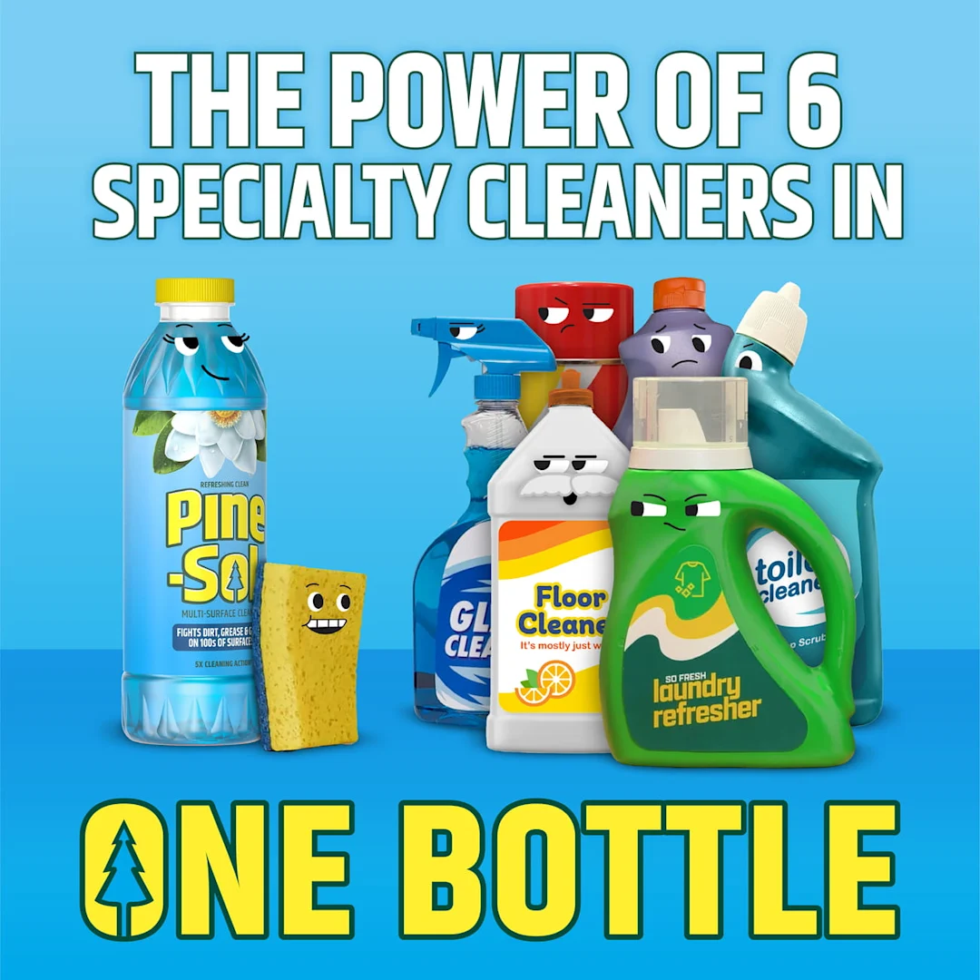 The power of 6 specialty cleaners in one bottle