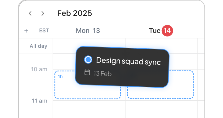 Scheduling without the back and forth.