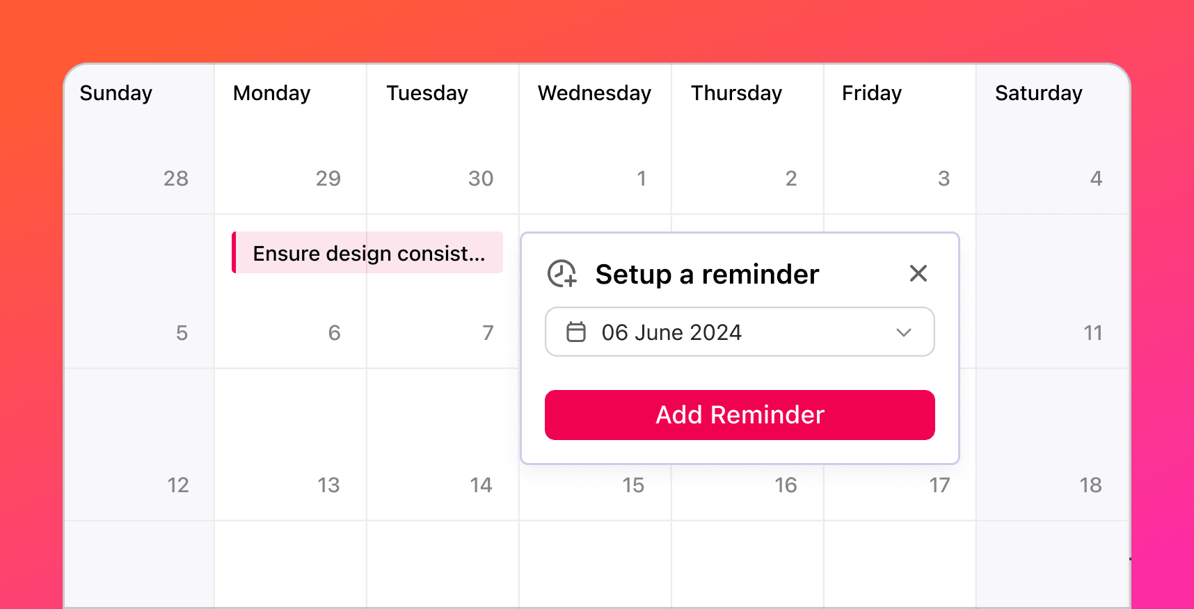 Never miss a meeting with reminders