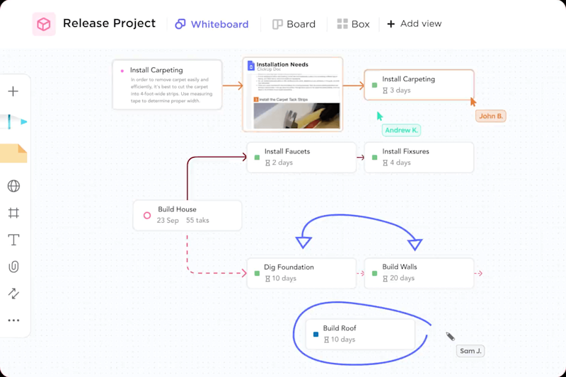 Process Mapping Software— Powered by AI | ClickUp™