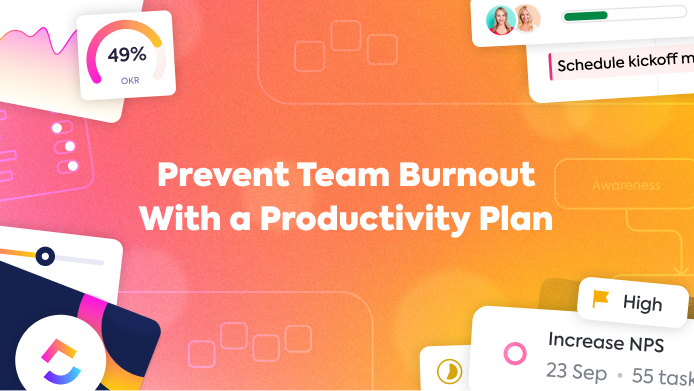 Prevent Team Burnout With a Productivity Plan