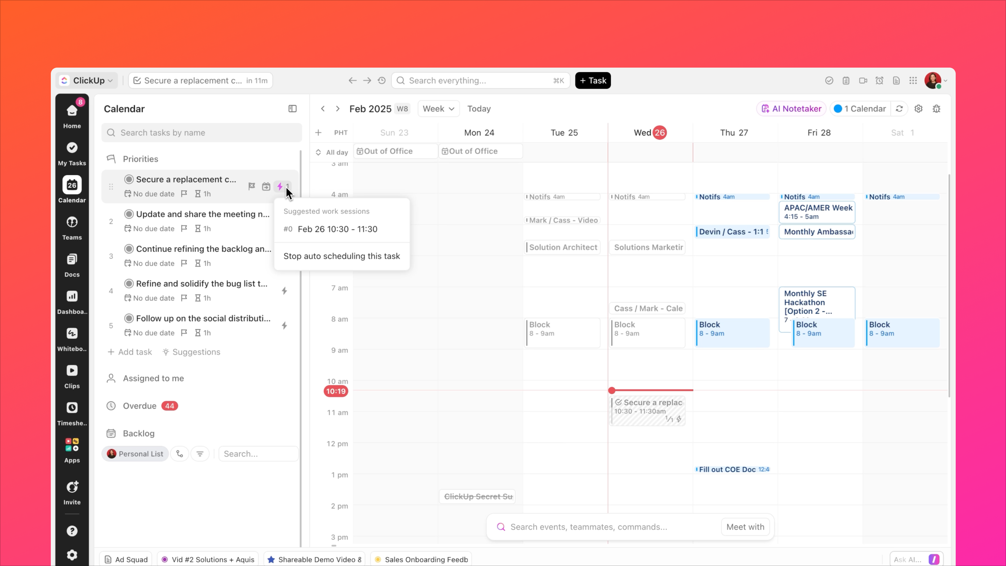 Calendar_marketing use case