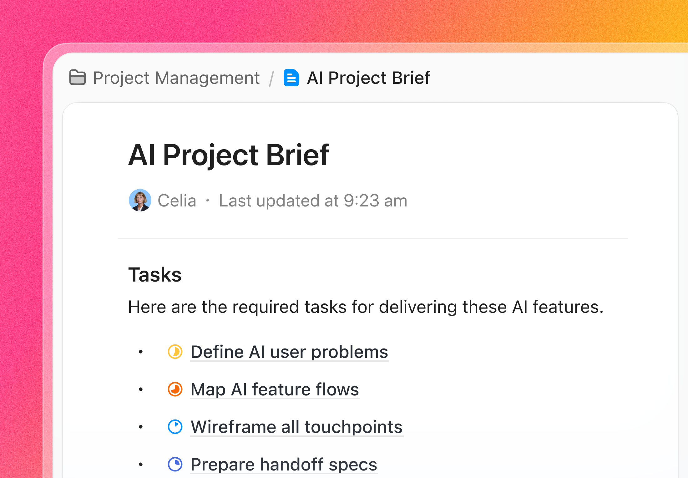 1 - Plan Project Execution