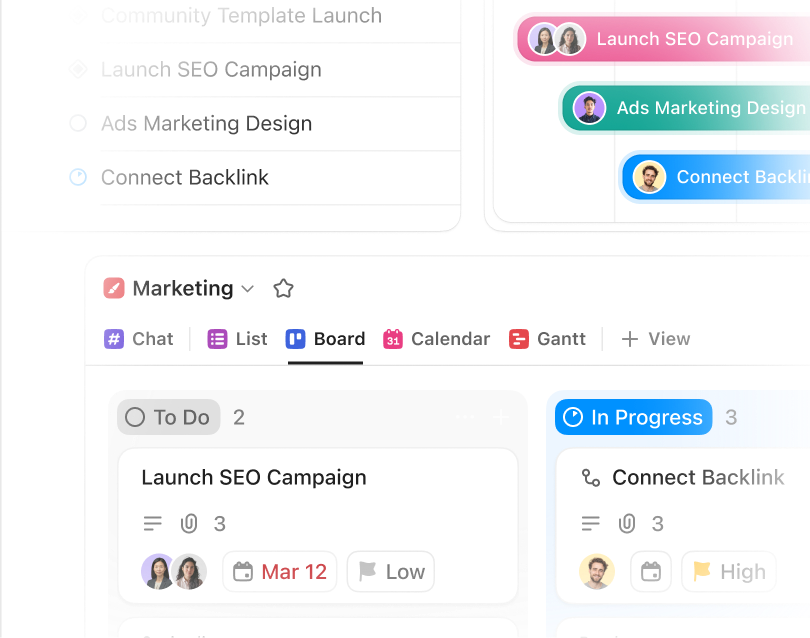 A board that's part of something bigger