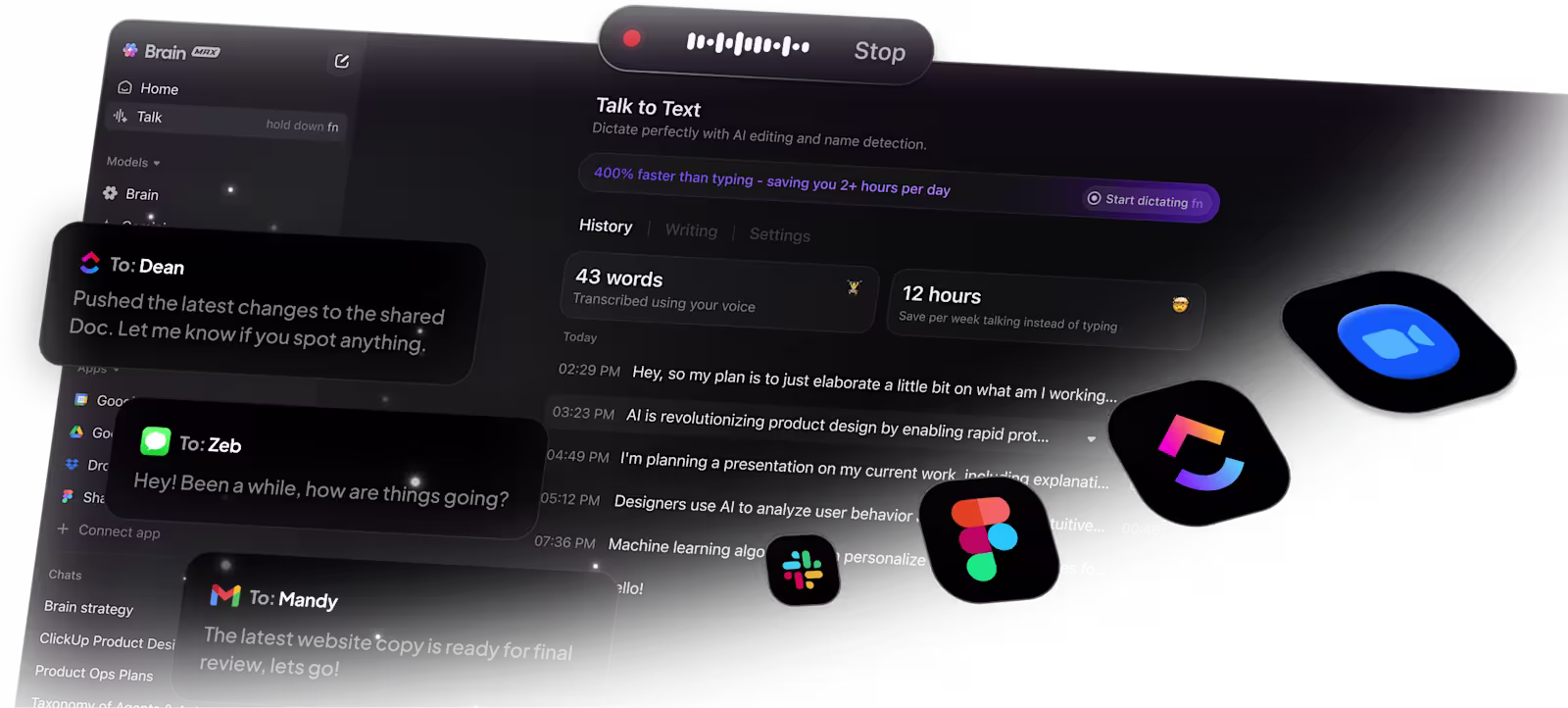 talk to text bento