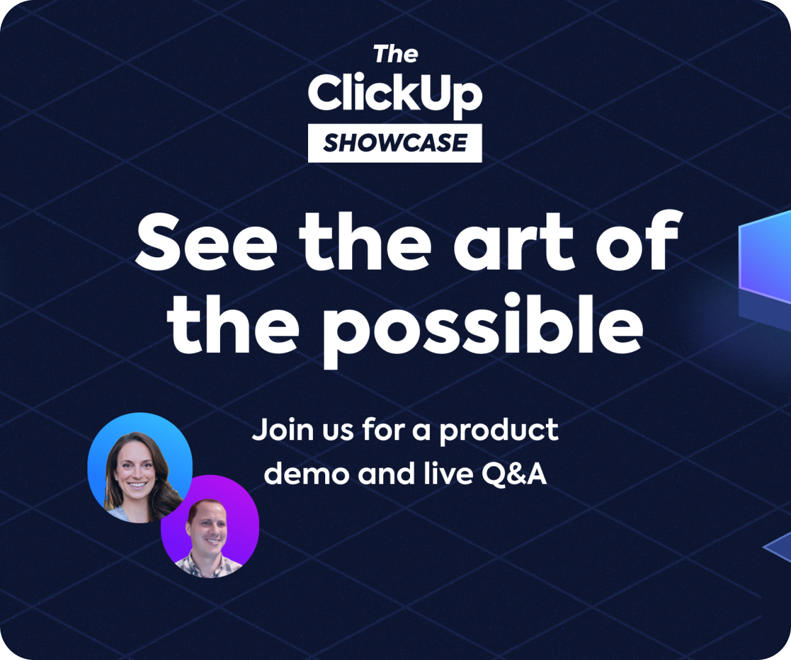 Join the ClickUp Showcase