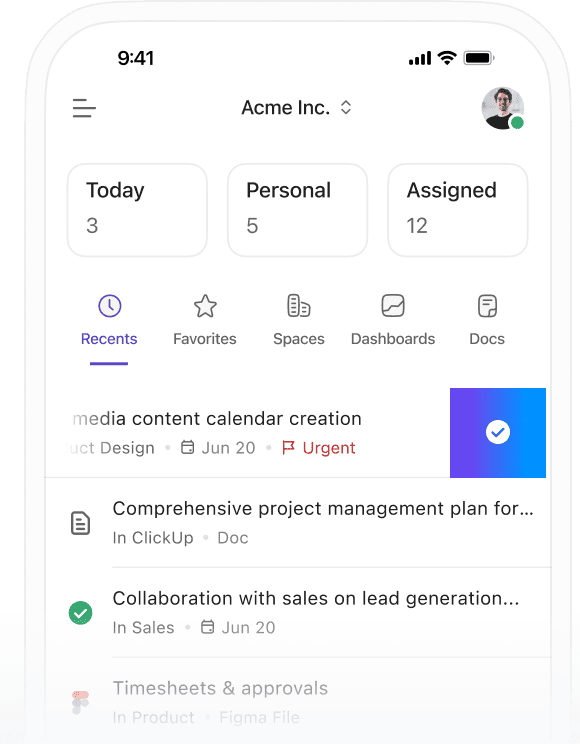 Download ClickUp for Mobile Android