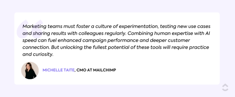 Michelle Taite, CMO at Mailchimp