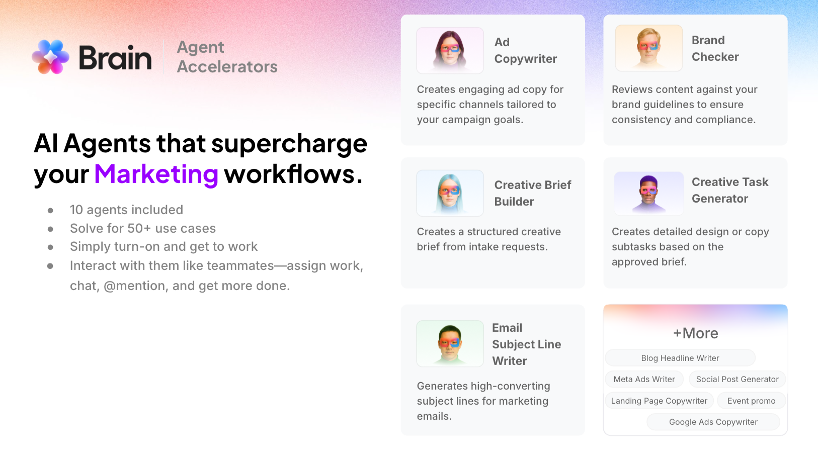 Accelerator for marketing