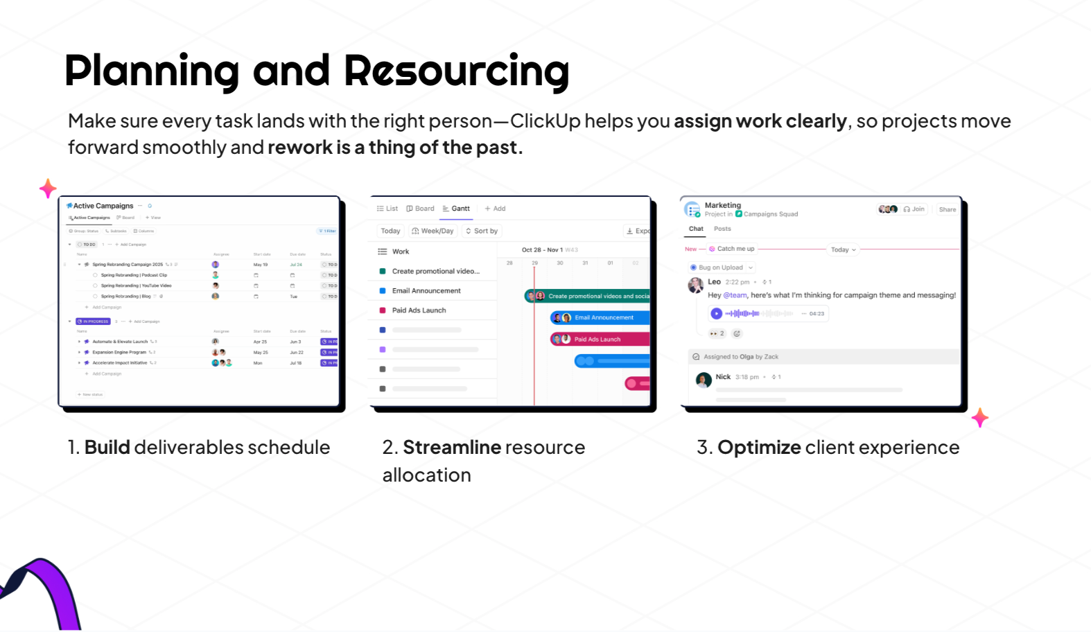 CSD Planning and Resourcing