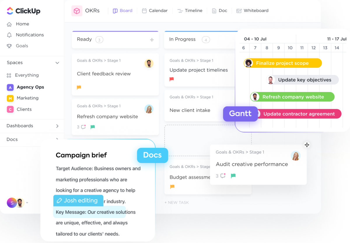 Creative Agency Project Management Software | ClickUp™