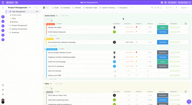 Project Management Software with Task Priorities | ClickUp™